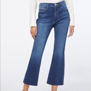 Frame Le Sylvie Kick Boot Raw Edge jeans